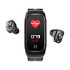 N8 Smart Wristband with Wireless Earbuds for Android/iPhone/Samsung Phones,  Bluetooth Sports Tracker Support Heart Rate/Blood Pressure Measure
