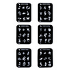 Nail Art Stamp Stamping Image Template Plate B Series