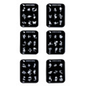 Nail Art Stamp Stamping Image Template Plate B Series