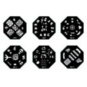 Nail Art Stamp Stamping Image Template Plate Q Series