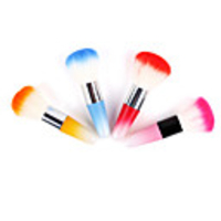 Nail Brush with Long Handle Nail Super Soft Hair Dust Brush Makeup Brush Cleaning Brush