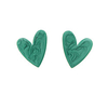 naizhu ez3934 acrylic love earrings white green plate earrings female love earrings yiwu wholesale miniinthebox