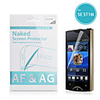 Naked Anti-Fingerprint Anti-glare Screen Protector for Sony Ericsson ST18i