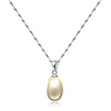 Natural Fresh Water Pearl Sterling Silver Pendant Necklace