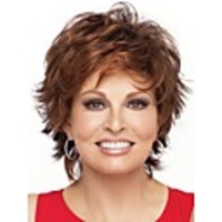 natural light brown straight short wig for woman fashion wigs
