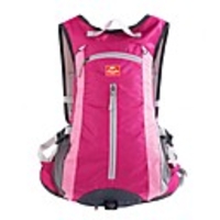 Naturehike 15 L Hiking Backpack Breathable Straps - Lightweight Breathable Rain Waterproof Outdoor Hiking Cycling / Bike Camping Nylon Fuchsia Sky Blue Dark Navy