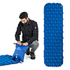 Naturehike Inflatable Sleeping Pad Air Pad Outdoor Camping Lightweight Rain Waterproof High Elasticity TPU Nylon 591956.5 cm Camping / Hiking / Caving for 1 person Orange Blue