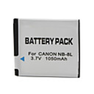 NB-8L Compatible 3.7V 1050mAh Battery Pack for PSA3000/A3100 and More