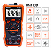 NCV Digital Multimeter 6000 Counts Auto Ranging AC/DC Voltage Meter Flash Back Light Large Screen