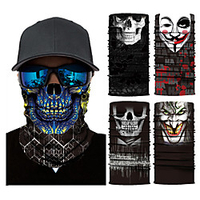 Neck Gaiter Pollution Protection Quick Dry Ultraviolet Resistant Rainbow Balaclavas Bandana for Adults