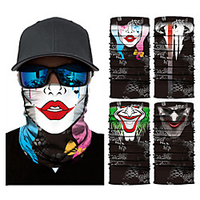 Neck Gaiter Pollution Protection Quick Dry Ultraviolet Resistant Rainbow Balaclavas Bandana for Adults