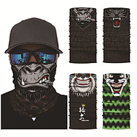 Neck Gaiter Pollution Protection Quick Dry Ultraviolet Resistant Rainbow Balaclavas Bandana for Adults