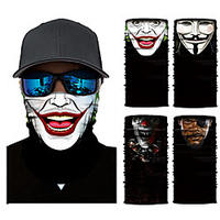 Neck Gaiter Pollution Protection Quick Dry Ultraviolet Resistant Rainbow Balaclavas Bandana for Adults