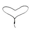 Neck Strap for Cell Phones and Gadgets (Black)