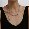 Necklace Classic Simple Punk Iron Silver 40 cm Necklace Jewelry For Masquerade Street
