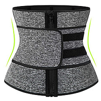 neopren sweat waist trainer corset for women weight loss with ykk zipper, trimmer belt body shaper cincher miniinthebox