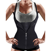 Neoprene Tank Top Waist Trainer Corset Vest Hot Sweat Workout Tank Top Slimming Vest Sports Polyester Neoprene Gym Workout Exercise Fitness Running Zipper Tummy Control Slimming Weight Loss For miniinthebox