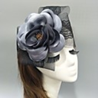 Net Fascinators / Hats / Headwear with Bowknot / Lace / Floral 1 Piece Wedding / Special Occasion Headpiece