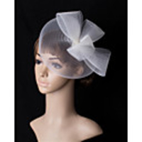 Net Fascinators with Bowknot 1 Piece Wedding Headpiece