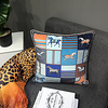 Netherlands Short Velvet Classic European Style Design Style Pillow Case Cover Living Room Bedroom Sofa Cushion Cover Modern Sample Room Cushion Cover