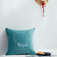Netherlands Velvet Solid Color Simplicity Style Pillow Case Cover Living Room Bedroom Sofa Cushion Cover