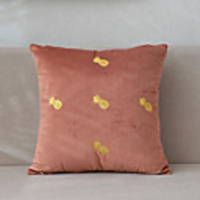 Netherlands Velvet Solid Color Simplicity Style Pillow Case Cover Living Room Bedroom Sofa Cushion Cover Modern Sample Room Cushion Cover