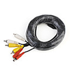 New 10m AV Cable (3RCA - Male to Male For TVs,  DVD Players,  TV-Out Compatible Computers)