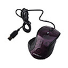 New 3-Button USB Scroll Ball Right Hand Mouse - Purple&Black