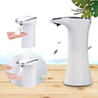 New 350Ml Automatic Induction Alcohol-Disinfection Sensor Non-Contact Foam Hand Wash Disinfection Sprayer Machine for Home Hotel USB Charging