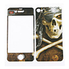 New 3D Skull Crystal Epoxy Sticker for iPhone4G