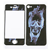 New 3D Skull Crystal Epoxy Sticker for iPhone4G Blue