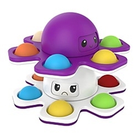 New Anti Stress Push Bubble Fidget Spinner Face-Changing Sensory Toy Push Fidget Spinner Stress Relief Fidget Toys For Kids Adult miniinthebox