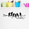 New Bird Printed Halloween Wall Stickers Room Decoration Decal Removable Black Bird Tree PVC Branch Art Home Mural Decoration