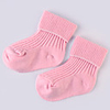 New Born Baby Cushioned Tube Socks -6 Pairs (Random Color)