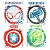 New Cartoon Stickers Self Adhesive Wall Stickers Creative Children