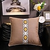 New Chinese Style Upscale Cashmere Imitation Pillow Case Living Room Sofa Pillow Case Modern Sample Room Cushion Cover