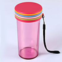 New Colorful Gift Rainbow Cup Red