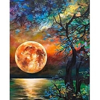 new cross-border diy full diamond painting 5d landscape moon living room decoration painting factory wholesale miniinthebox