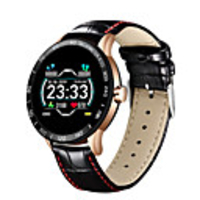 New fashion leather smart watch men sport Fitness tracker Pedometer watch Heart rate blood pressure smartwatch reloj inteligente