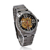 New Fashion Stainless Steel Mechanical Unisex Wrist Watch UN3
