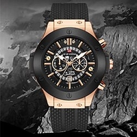 New Hollow Calendar Watch For Men Waterproof Silicone Strap Watch Pinduoduo Sport Sports Men