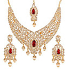 new indian bollywood desire legendary style old diamond look faux blue sapphire grand designer bridal jewelry necklace set in antique gold tone for women