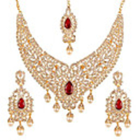 new indian bollywood desire legendary style old diamond look faux blue sapphire grand designer bridal jewelry necklace set in antique gold tone for women