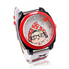 New Japanese Movement White Band Wrist Watch