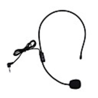 New Lightweight Portable Microphone Headphone with 3.5mm Cable Conference Guide Connector Headset Microphone for Meeting Teaching