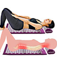 New Massager Cushion Massage Mat Acupressure Relieve Back Body Pain Spike Mat Acupuncture Massage Yoga Mat and Pillow