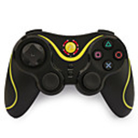 New-model Wireless Dual Shock Controller for PS3 (Yellow)