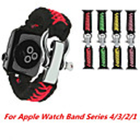 New Nylon Umbrella Rope Watchband For Apple Watch Band Series 5/4/3/2/1 Sport Bracelet 44mm/40mm/42mm/38mm Strap For Iwatch Band