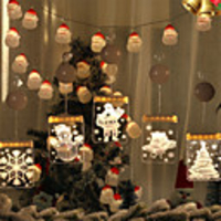 New Product Christmas Lanterns Holiday Decoration Room Layout Modeling Star Lights 3d Night Light
