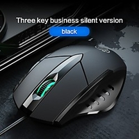 New product luminous pw1 adjustable to mute wired mouse eating chicken e-sports game office six-button DPI luminous mouse miniinthebox